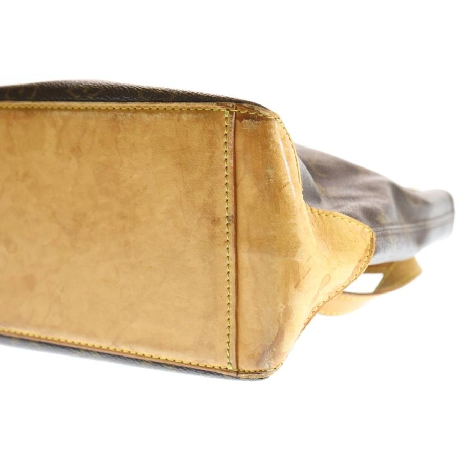 LOUIS VUITTON ルイヴィトン モノグラム カバ・ピアノ トートバッグ ハンドバッグ ブラウン レザー×PVC M51148 ゴールド金具_4