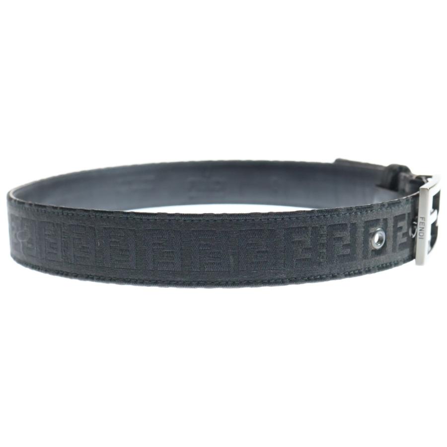 FENDI（フェンディ） ズッカ柄 ベルト ブラック : BRING Yahoo