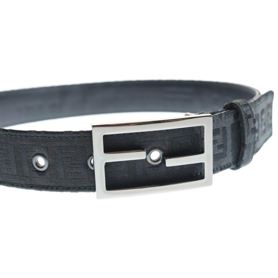 FENDI（フェンディ） ズッカ柄 ベルト ブラック : BRING Yahoo