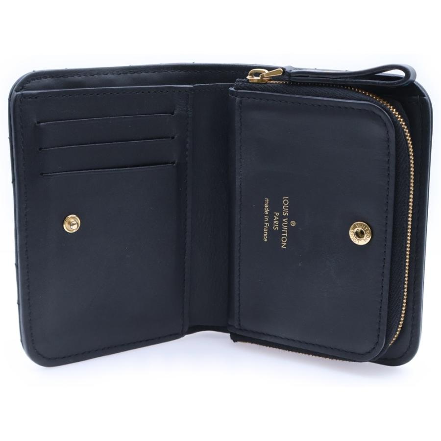 【新品級】ルイヴィトン ニューウェーブ ジプト コンパクトウォレット 財布 黒 LOUIS VUITTON（ルイ・ヴィトン） ニューウェーブ ジプト コンパクト