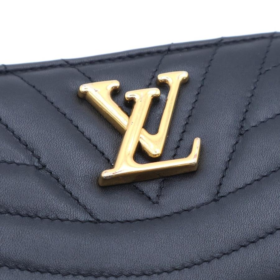 【新品級】ルイヴィトン ニューウェーブ ジプト コンパクトウォレット 財布 黒 LOUIS VUITTON（ルイ・ヴィトン） ニューウェーブ ジプト コンパクト