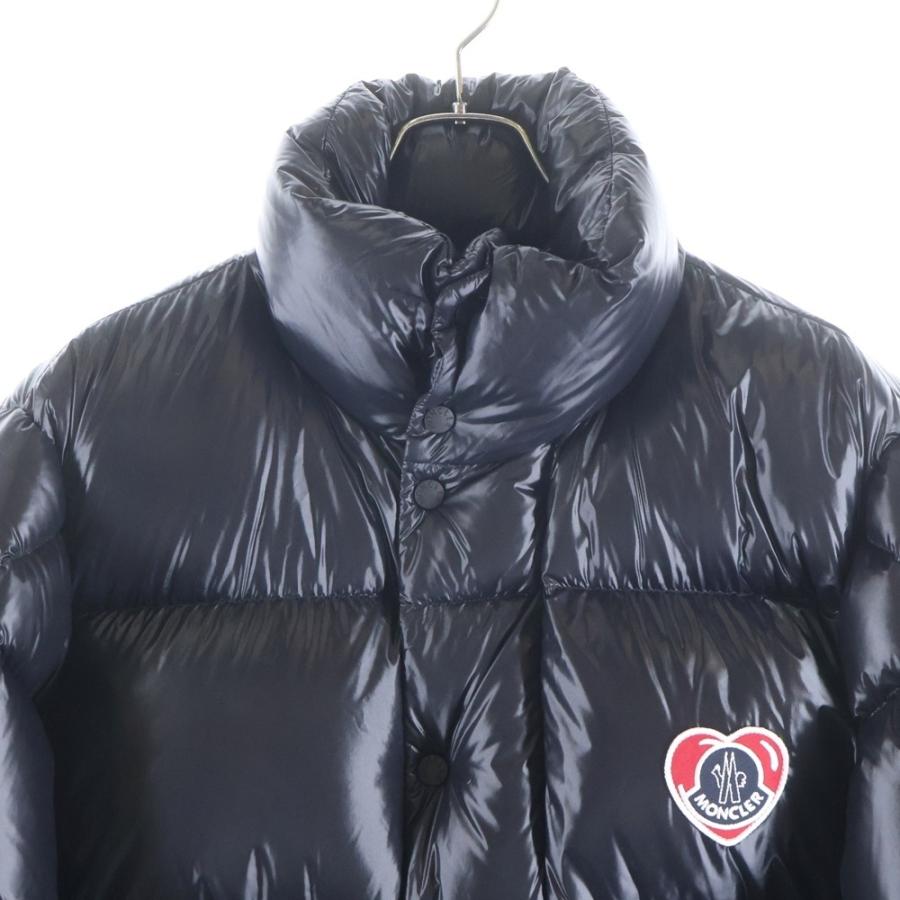 MONCLER モンクレール 23AW ミサモ ワッペンロゴ ダウンジャケット ブラック I20911A00152の画像