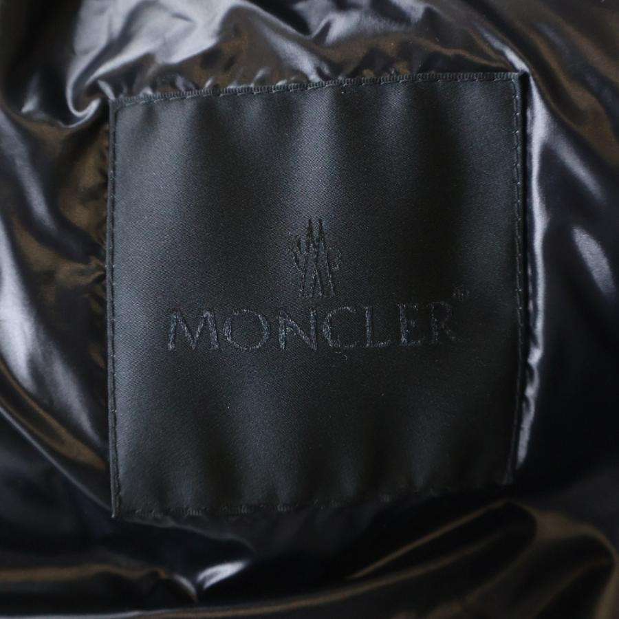 MONCLER モンクレール 23AW ミサモ ワッペンロゴ ダウンジャケット ブラック I20911A00152の画像