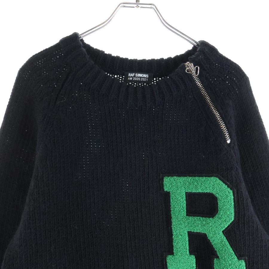 RAF SIMONS（ラフ シモンズ） 21AW Rワッペンロゴ ジップデザイン 