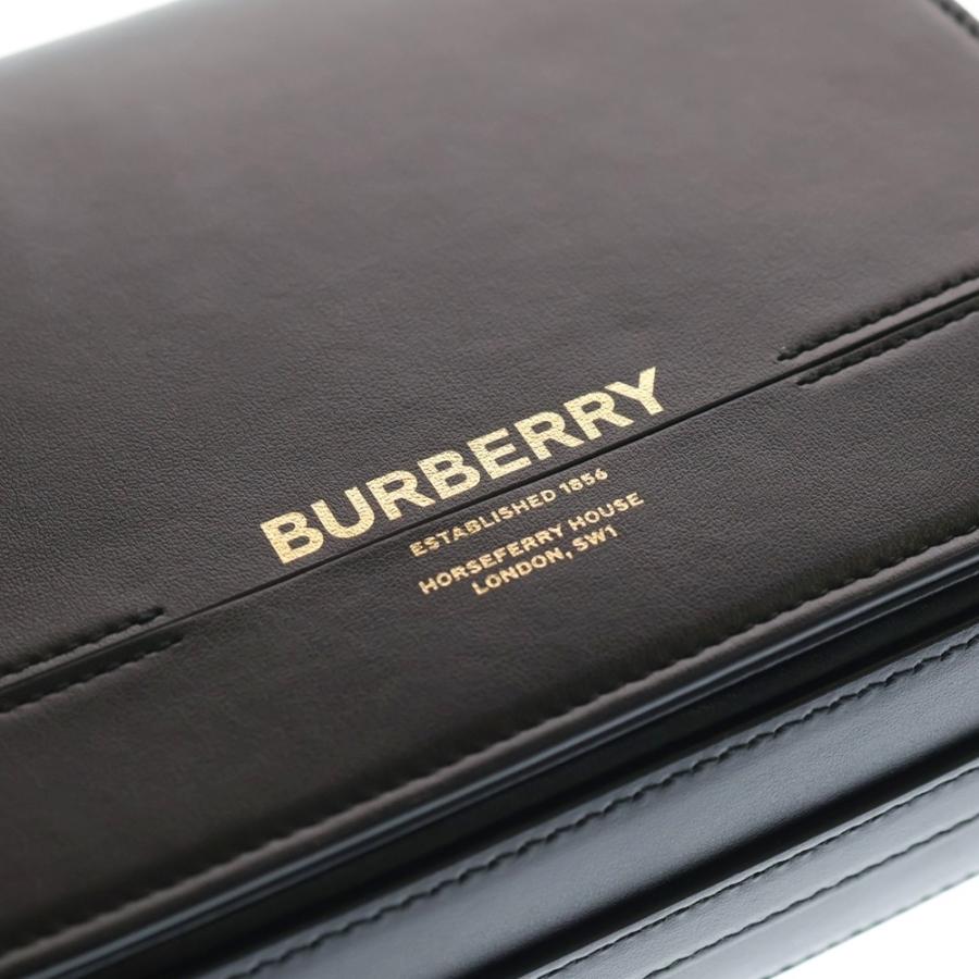 BURBERRY バーバリー グレース ショルダーバッグ ブラック レザー_4