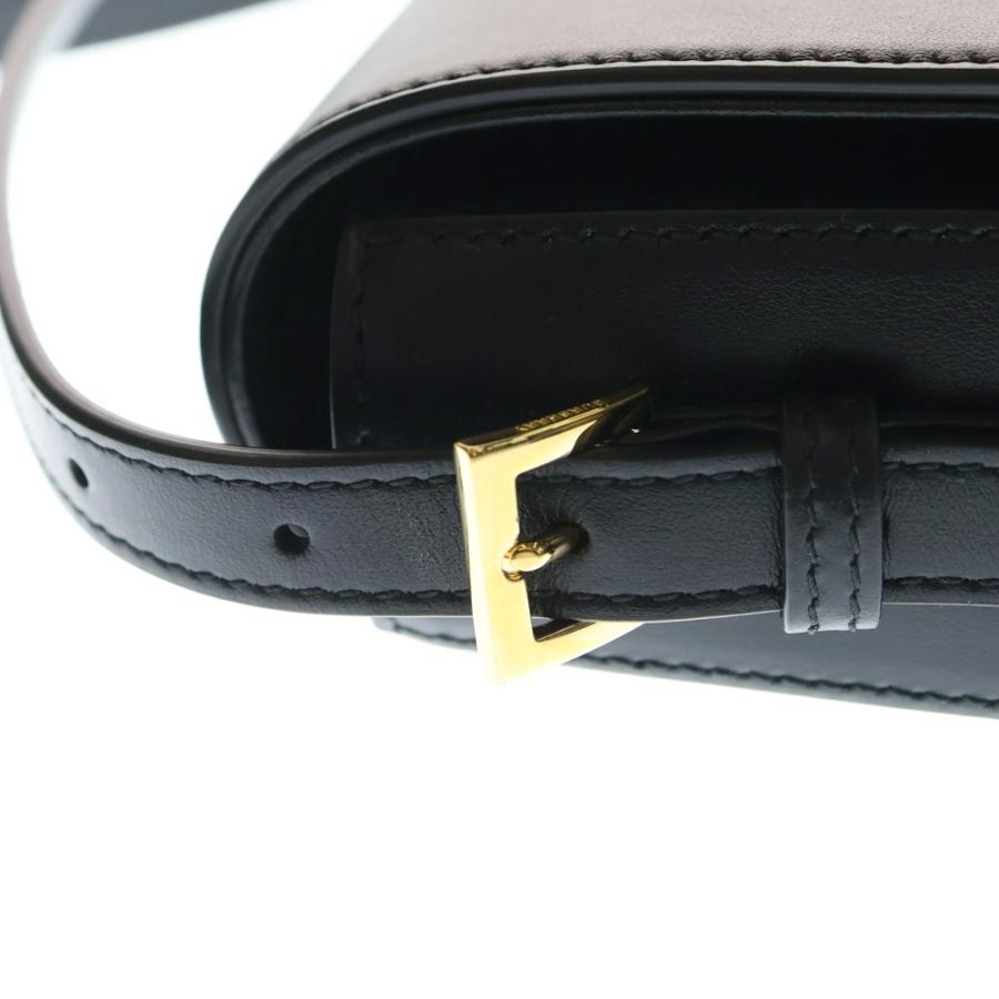 BURBERRY バーバリー グレース ショルダーバッグ ブラック レザー_5