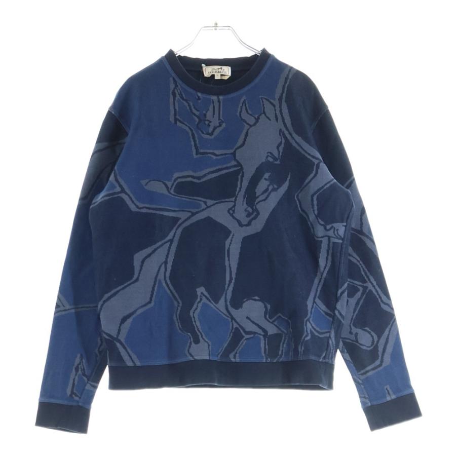 HERMES（エルメス） 馬柄スウェット ネイビー : BRING Yahoo!ショップ