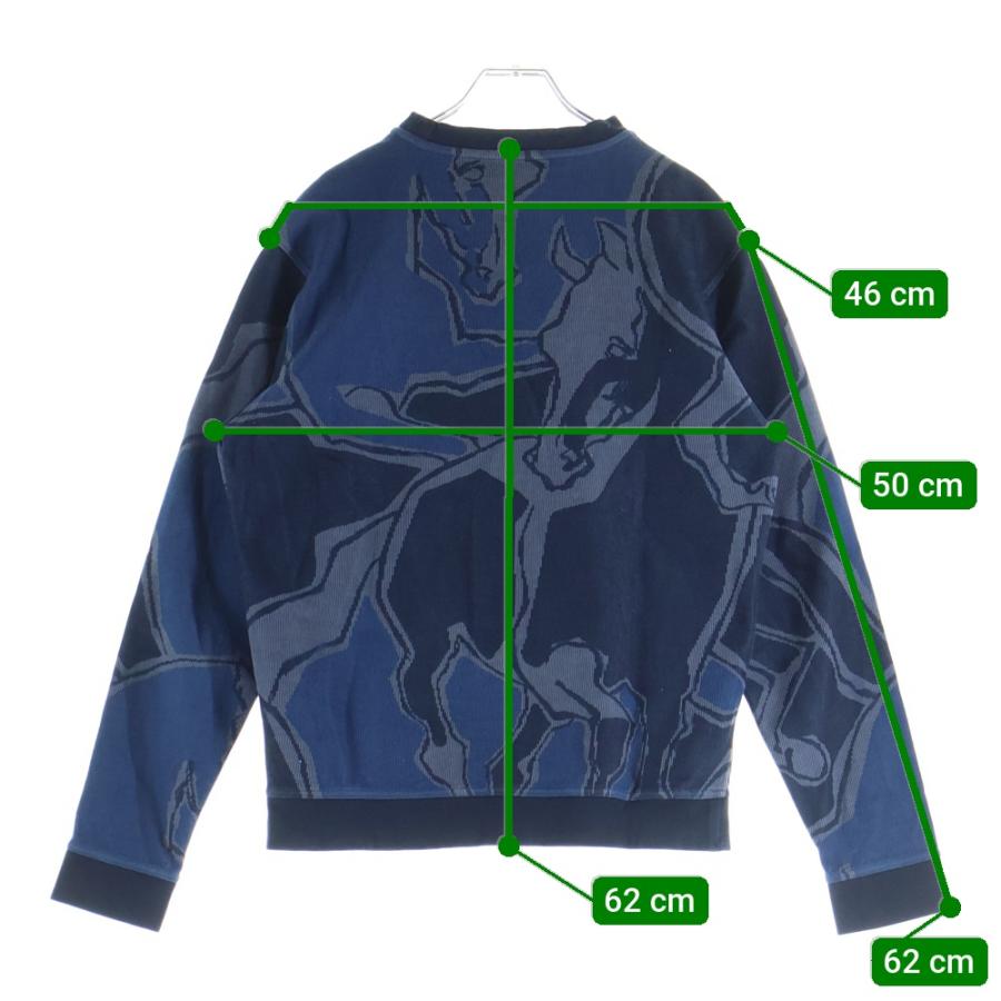 HERMES ネイビー 馬デザイン パーカー HERMES（エルメス） 馬柄スウェット ネイビー : BRING Yahoo!ショップ
