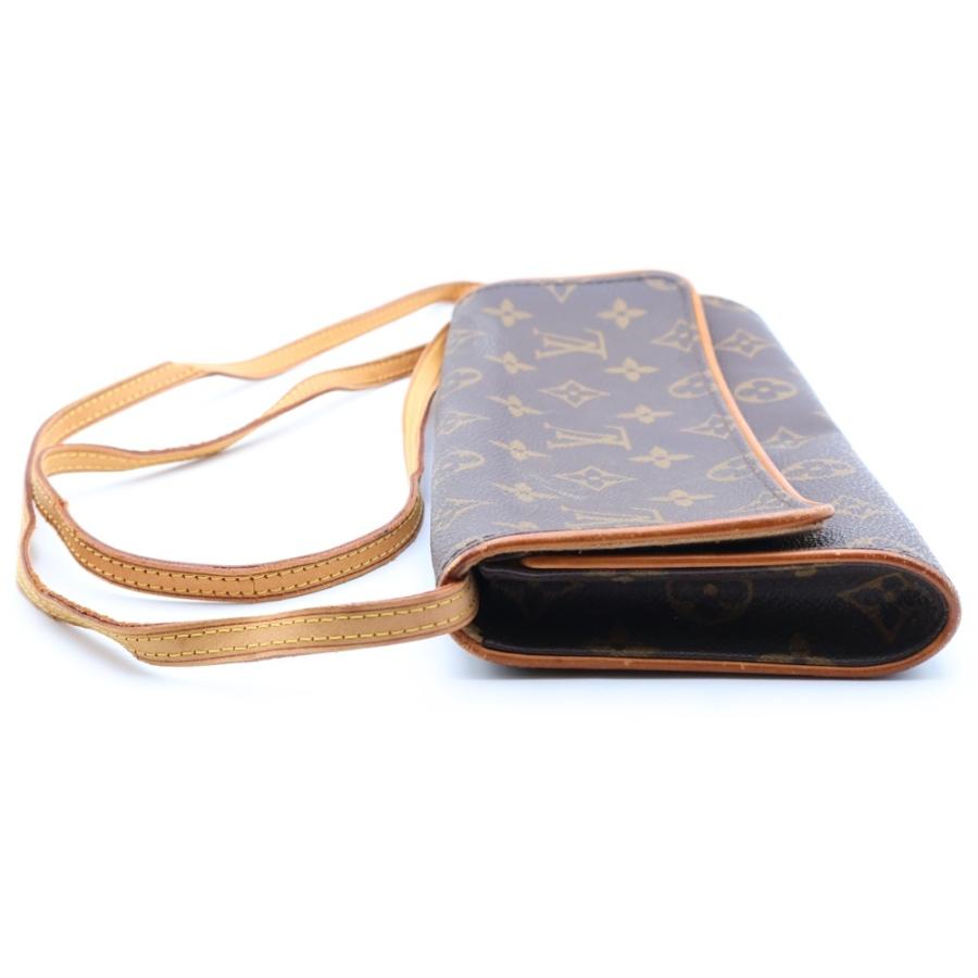 LOUIS VUITTON ルイヴィトン モノグラム ポシェットツインGM ショルダーバッグ ミニポシェット ブラウン PVC×レザー M51852 LOUIS VUITTON（ルイ・ヴィトン） モノグラム ポシェットツインGM