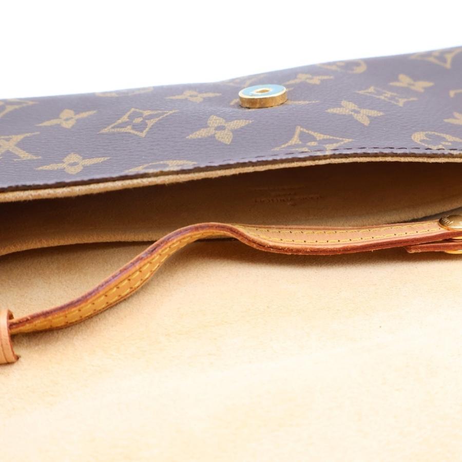 LOUIS VUITTON ルイヴィトン モノグラム ポシェットツインGM ショルダーバッグ ミニポシェット ブラウン PVC×レザー M51852 LOUIS VUITTON（ルイ・ヴィトン） モノグラム ポシェットツインGM