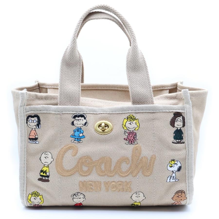 COACH（コーチ） ×ピーナッツ スヌーピー 刺繍 カーゴ 2WAYバッグ