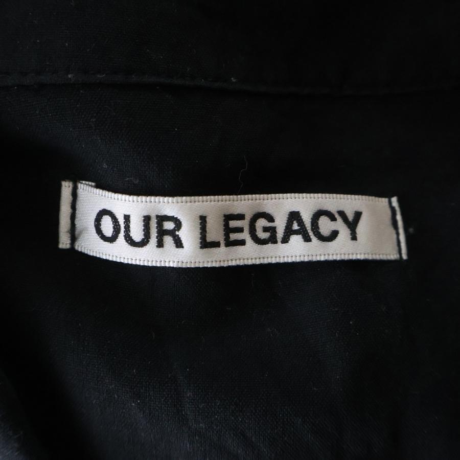 OUR LEGACY アワーレガシー シルク 長袖シャツ ブラック W21932LBS Our Legacy（アワーレガシー） シルク 長袖シャツ ブラック W21932LBS