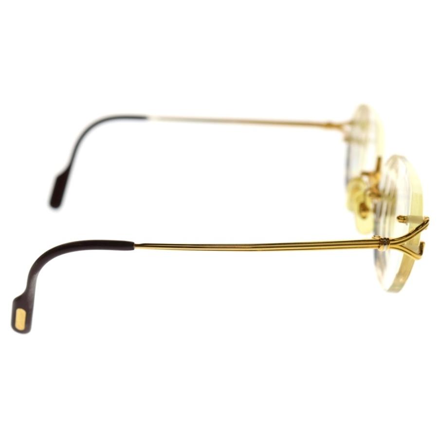 Cartier（カルティエ） リムレス 眼鏡 ゴールド GP : BRING Yahoo