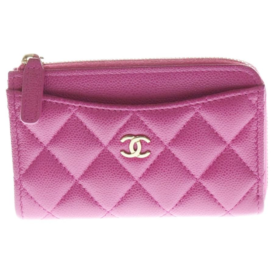 CHANELフラグメントケース　ケース　ピンク　小銭入れ　ノベルティ新品 CHANEL（シャネル） フラグメントケース ピンク キャビアスキン