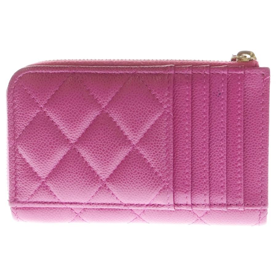 CHANEL シャネル パース ケース キャビアスキン ゴールド金具 CHANEL（シャネル） 並行輸入 パスケース(定期入れ) キャビアスキン