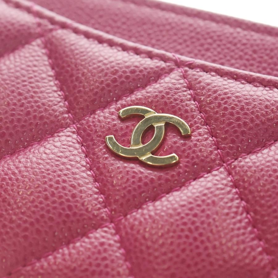 【本日限定23,000】CHANEL キーケース　ラムスキン　ピンクゴールド金具 CHANEL シャネル ココマーク ゴールド金具 キーケース グレインド