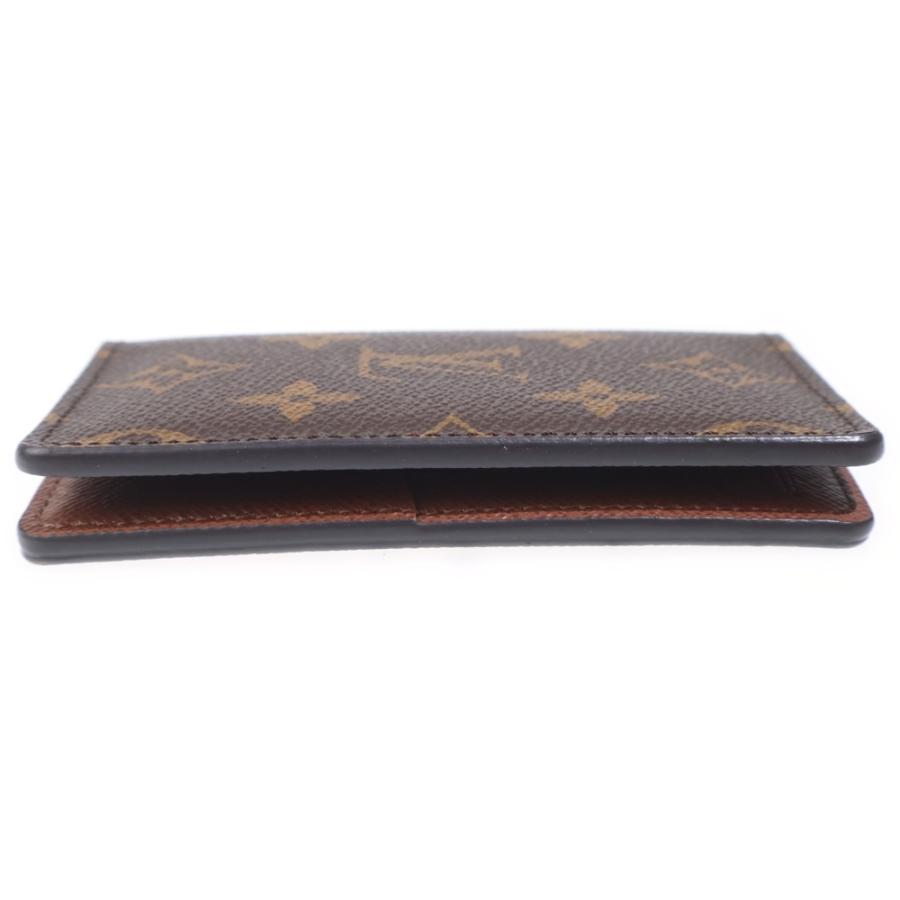 LOUIS VUITTON ルイヴィトン モノグラム ポケット オーガナイザー カードケース ブラウン PVCレザー M60502_2