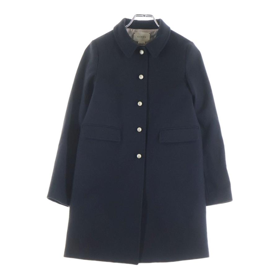 GUCCI（グッチ） GGボタン メルトンコート ブラック 477728