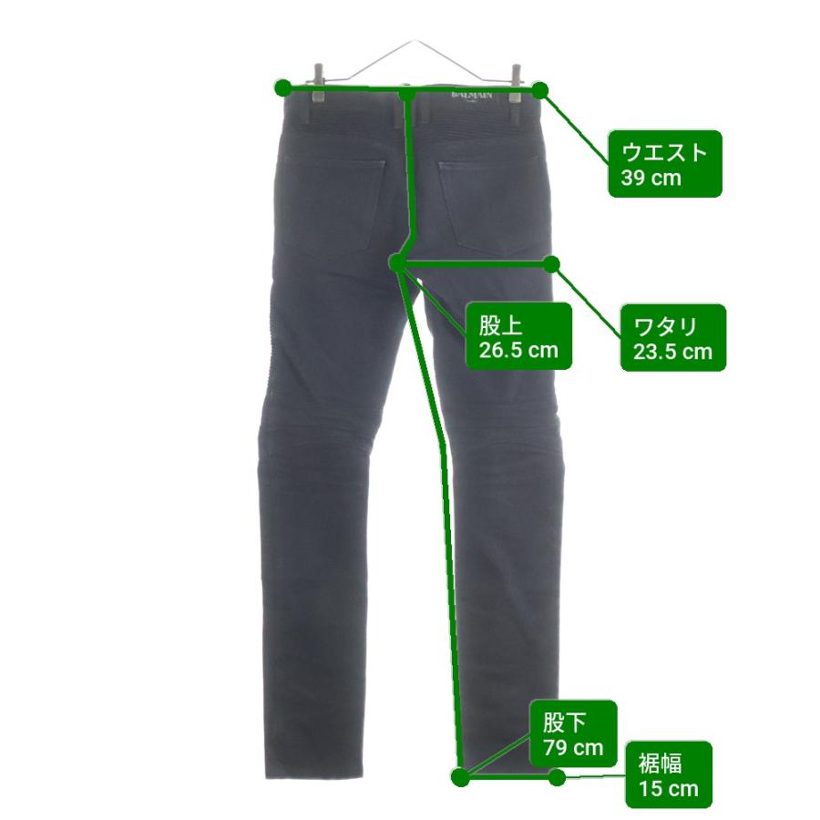 BALMAIN（バルマン） バイカーパンツ S5HT551C710 : BRING Yahoo