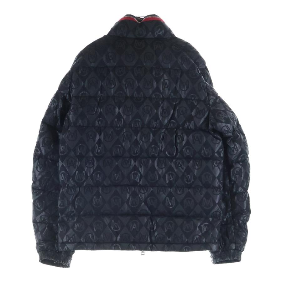 MONCLER モンクレール 23AW BOURNE GIUBBOTO 総柄 ナイロン ダウンジャケット ブラック I20911A00023の画像
