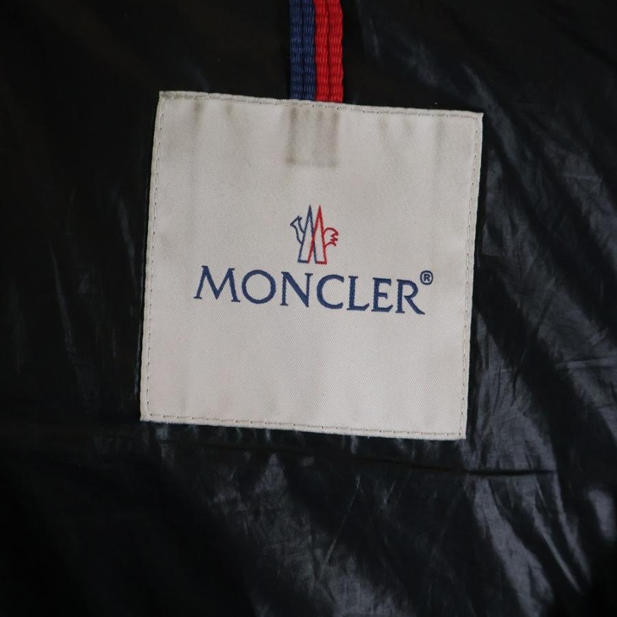 MONCLER モンクレール 23AW BOURNE GIUBBOTO 総柄 ナイロン ダウンジャケット ブラック I20911A00023の画像