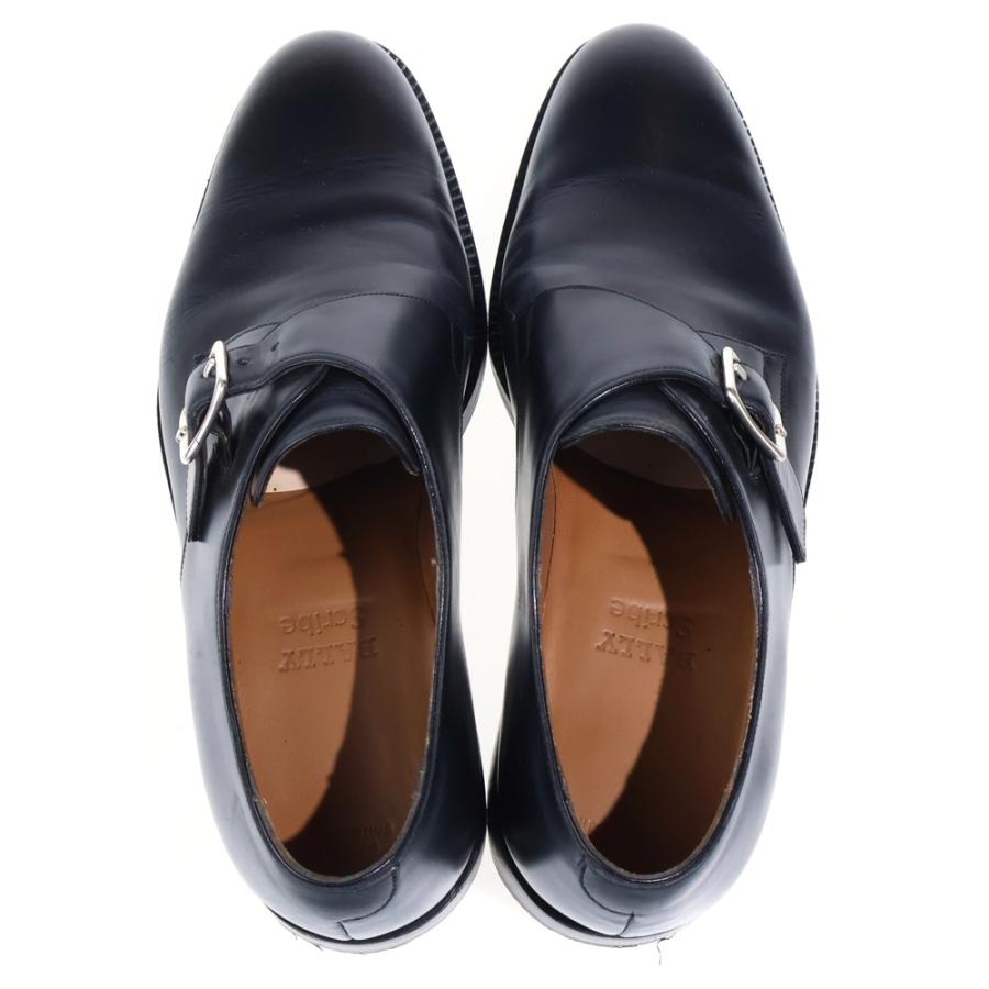 Bally（バリー） モンクシューズ レザー ブラック : BRING Yahoo