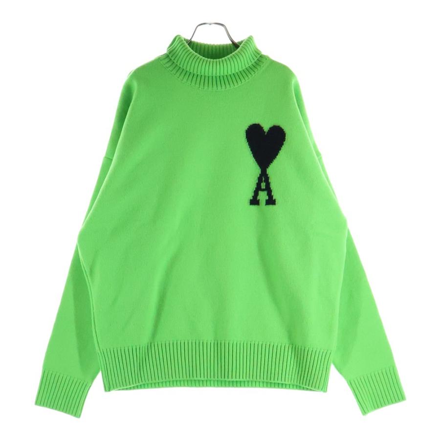 ami paris アミパリス Ami de Coeur ハートロゴ ウール タートルネック