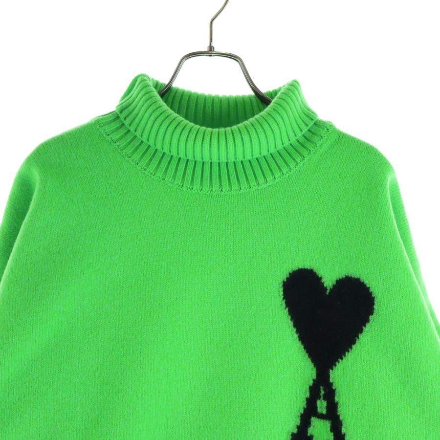 ami paris アミパリス Ami de Coeur ハートロゴ ウール タートルネック