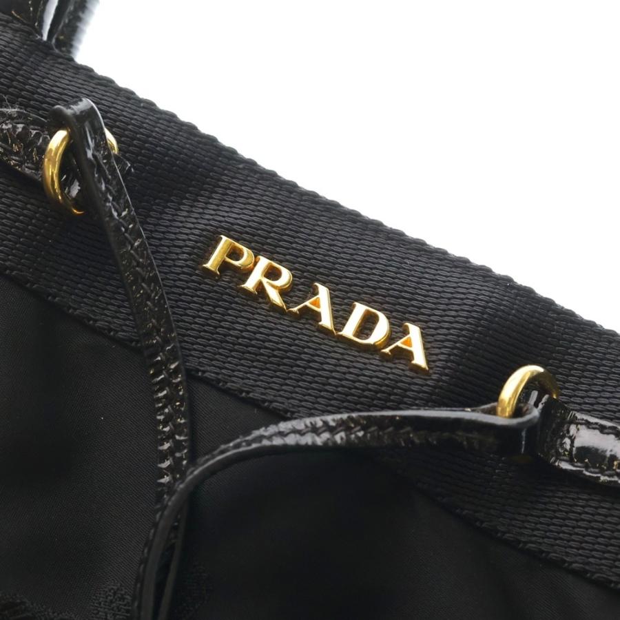 PRADA（プラダ） ロゴジャガード トートバッグ ハンドバッグ ミニ