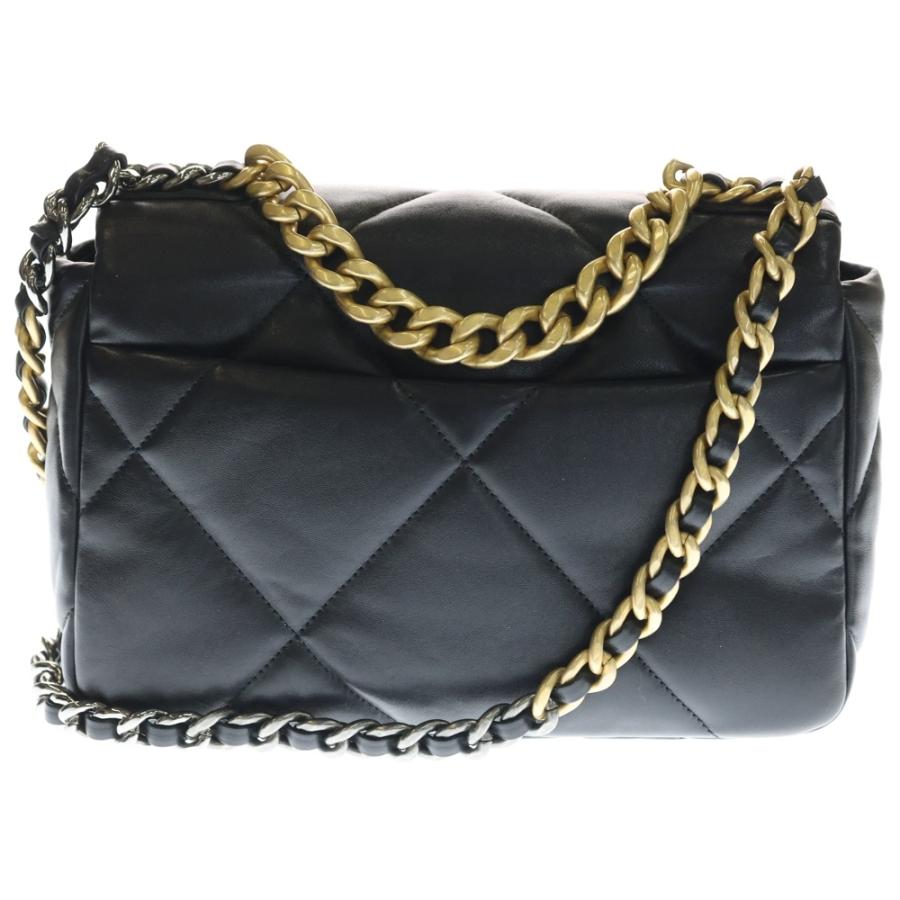 CHANEL シャネル シャネル19 ディズヌフ マトラッセ ショルダーバッグ ブラック AS1161 CHANEL（シャネル） シャネル19 ディズヌフ マトラッセ ショルダー