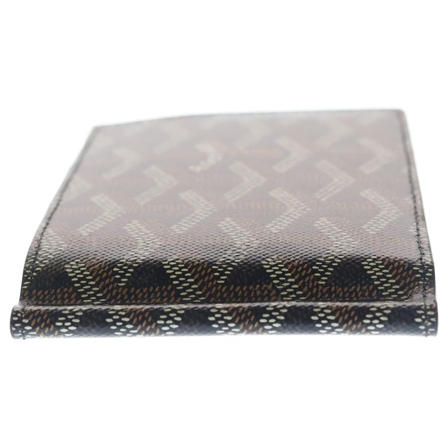 ゴヤール　ヘリンボーン柄　ケース Goyard ゴヤールヘリンボーン 4連キーケース グレー シルバー金具 ユニ