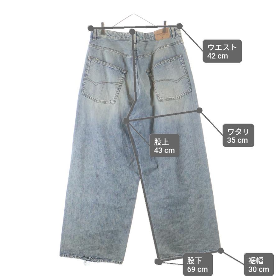 BALENCIAGA（バレンシアガ） □24AW Y2K Stretched Knee Baggy Jena
