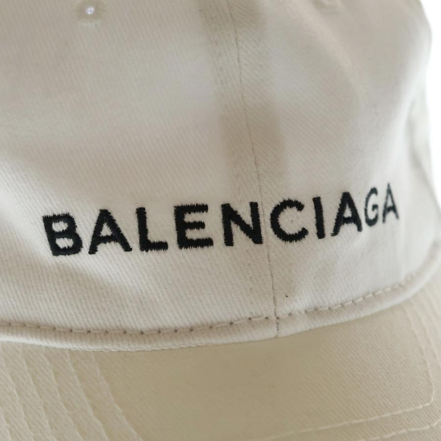 BALENCIAGA（バレンシアガ） ロゴ刺繍 コットンベースボールキャップ
