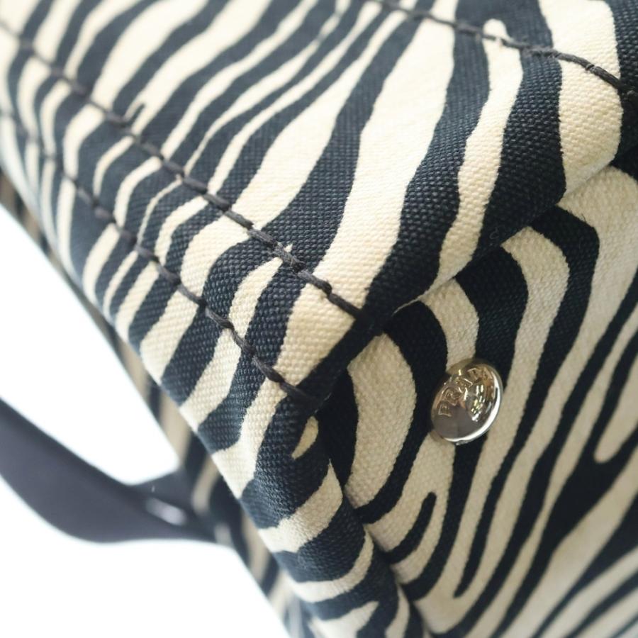 PRADA（プラダ） カナパ 2WAYハンドバッグ ゼブラ ショルダーバッグ 