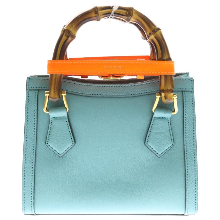 GUCCI（グッチ） GGダイアナ スモール レザー×バンブー 2WAY