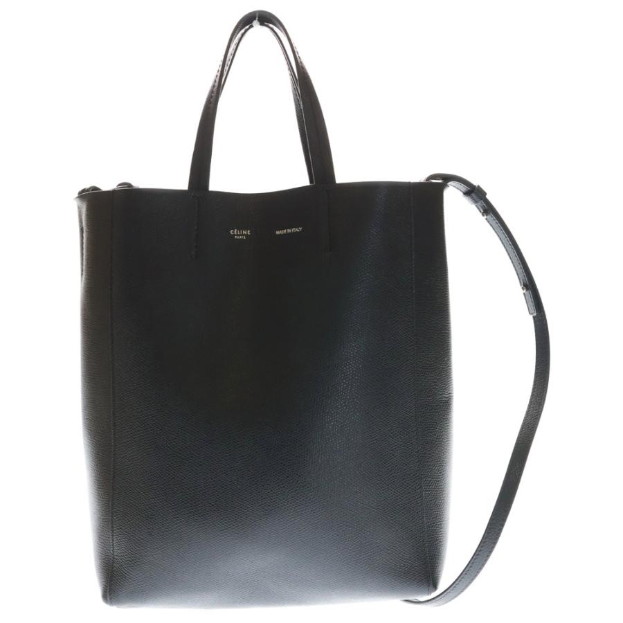 CELINE（セリーヌ） カバ スモール 2WAY トートバッグ ブラック レザー