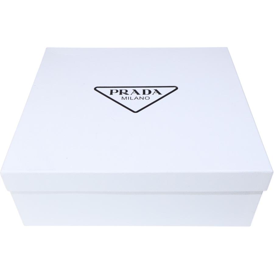 PRADA（プラダ） モノリス ラバーサンダル ホワイト レザー 靴 : BRING