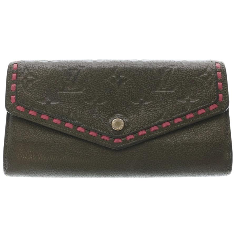 LOUIS VUITTON ルイヴィトン モノグラムアンプラント ポルトフォイユサラ ロングウォレット 長財布 カードケース ピンク レザー M83443 ゴールド金具 LOUIS VUITTON（ルイ・ヴィトン） アンプラント ポルトフォイユ・サラ