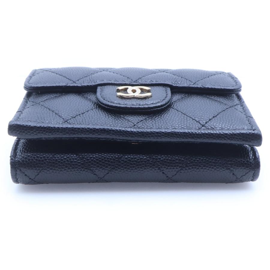 CHANEL（シャネル） マトラッセ ココマーク キャビアスキン レザー