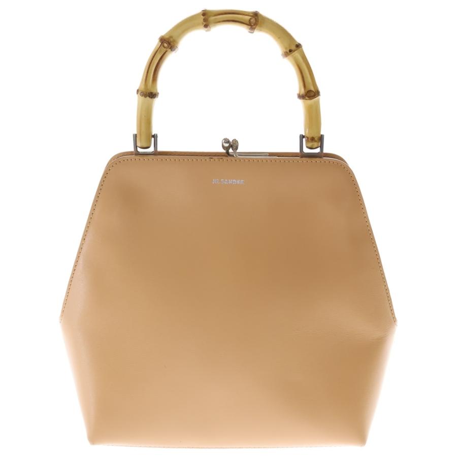 JIL SANDER（ジルサンダー） バンブーハンドル レザーハンドバッグ 