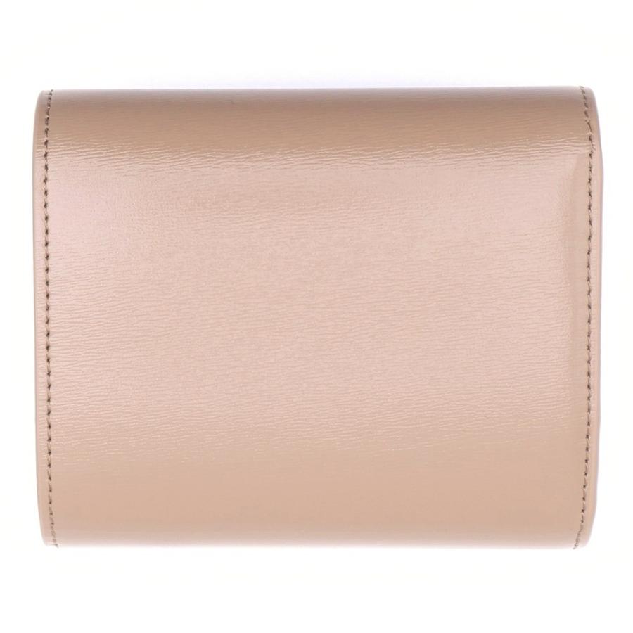 CELINE（セリーヌ） トリオンフ スモールフラップウォレット ベージュ