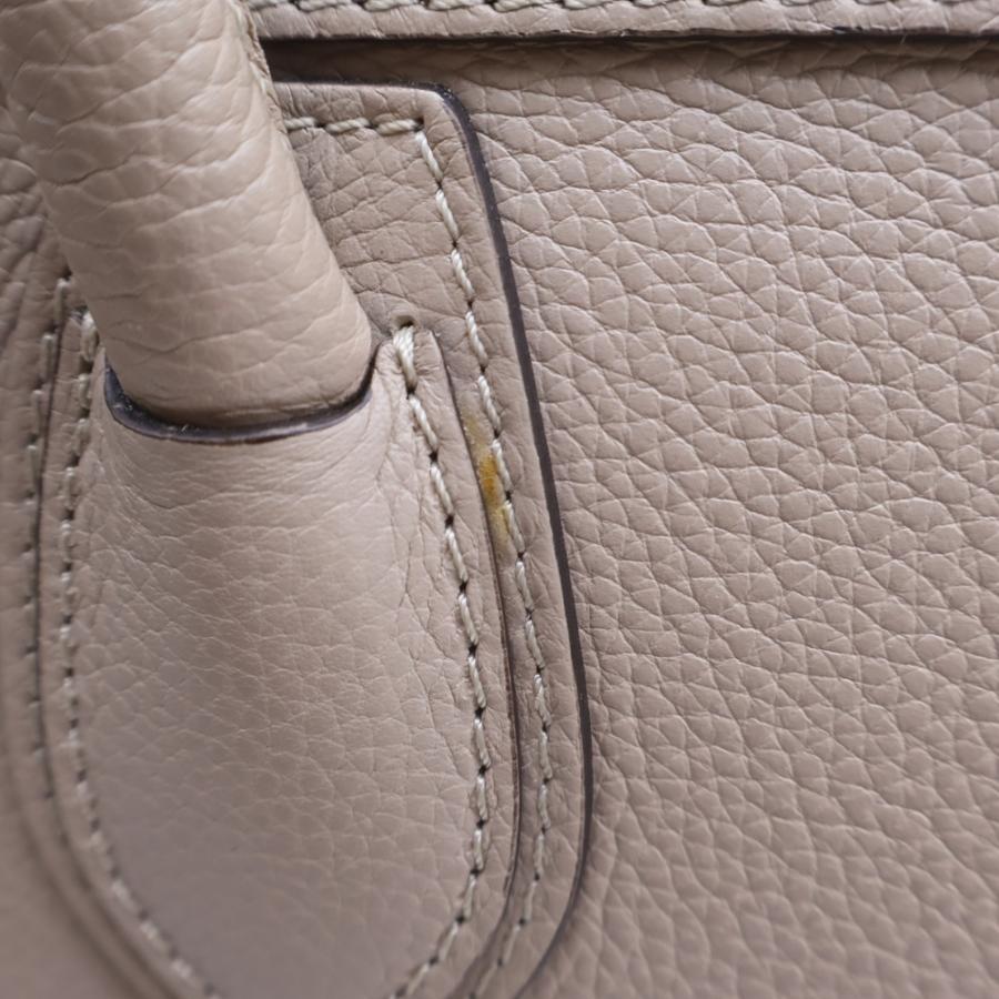 美品 CELINE セリーヌ ラゲージ マイクロ ベージュ ハンドバッグ 正規品 CELINE（セリーヌ） ラゲージ マイクロ ベージュ レザー ハンドバッグ