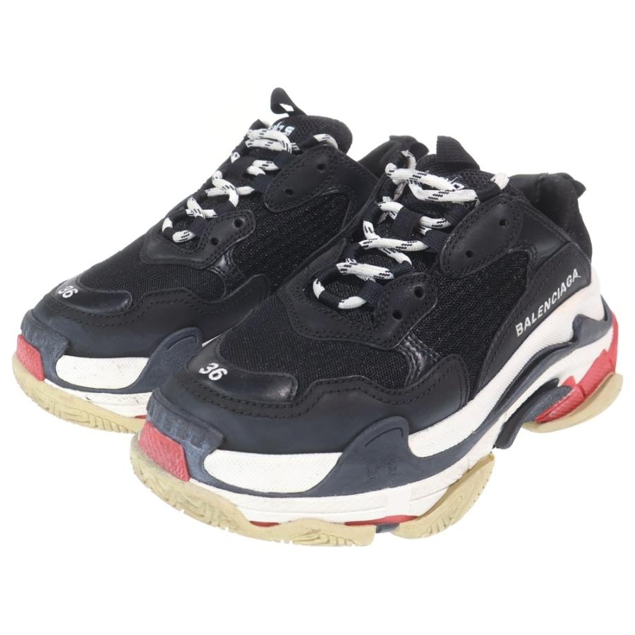 BALENCIAGA（バレンシアガ） Triple S Leather Mesh Sneakers トリプル