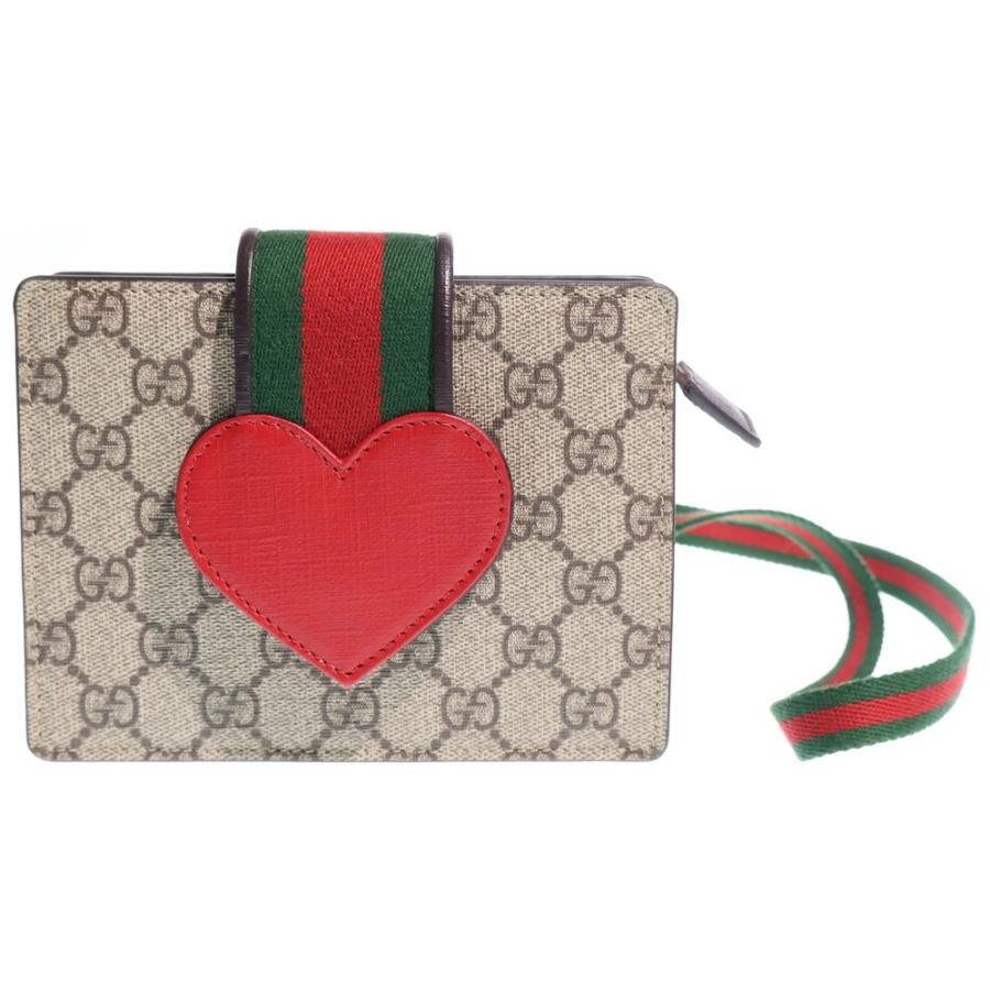 GUCCI グッチ チルドレンズ ショルダーバッグ ミニバッグ ベージュ×レッド×グリーン レザー×PVC 793830 ゴールド金具 GUCCI（グッチ） チルドレンズ ショルダーバッグ ミニバッグ ベージュ