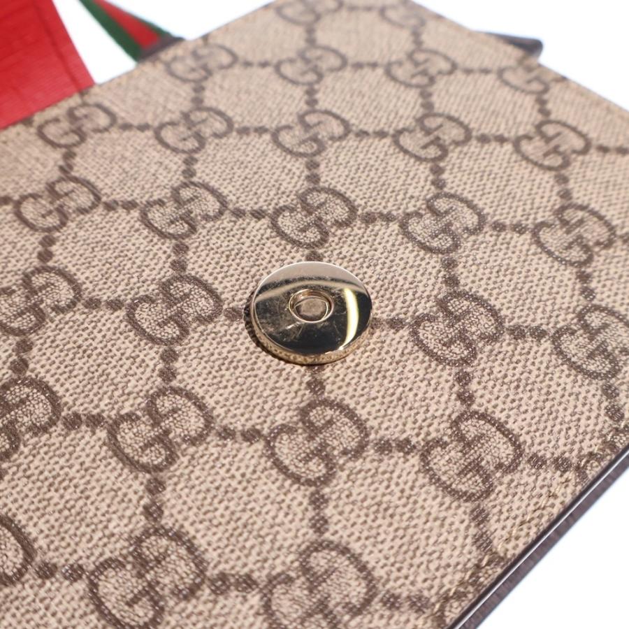 GUCCI グッチ チルドレンズ ショルダーバッグ ミニバッグ ベージュ×レッド×グリーン レザー×PVC 793830 ゴールド金具 GUCCI（グッチ） チルドレンズ ショルダーバッグ ミニバッグ ベージュ