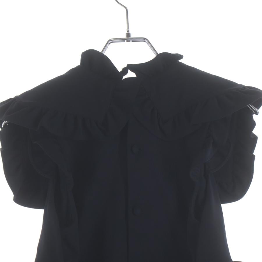 BALENCIAGA（バレンシアガ） フリルデザイン ノースリーブワンピース