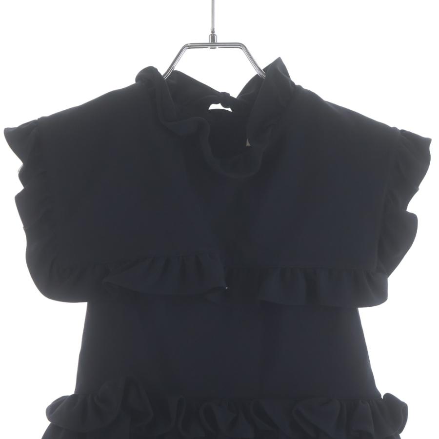 BALENCIAGA（バレンシアガ） フリルデザイン ノースリーブワンピース