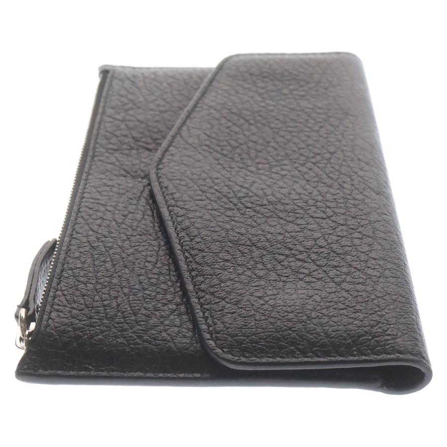 Maison Margiela メゾンマルジェラ 4ステッチ レザー ロングウォレット 長財布 ブラック S56UI0142 Maison Margiela（メゾンマルジェラ） 4ステッチ レザー ロング