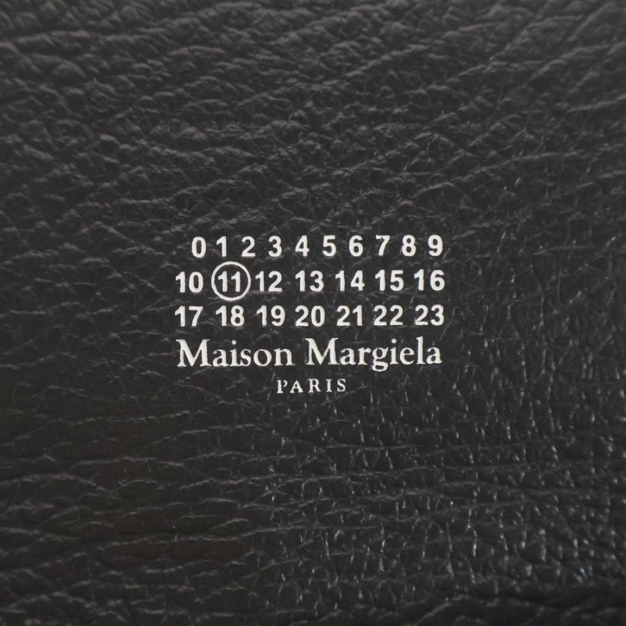 Maison Margiela メゾンマルジェラ 4ステッチ レザー ロングウォレット 長財布 ブラック S56UI0142 Maison Margiela（メゾンマルジェラ） 4ステッチ レザー ロング