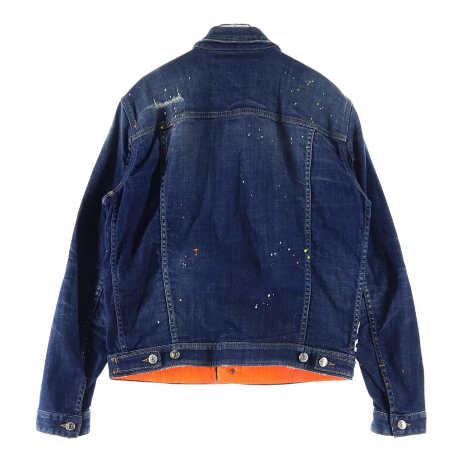 DSQUARED2（ディースクエアード） ペイント加工 デニム トラッカー